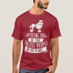 Standard Poodle Dog Puppies Owner Lover T-Shirt