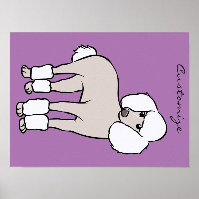 Standard Poodle Dog Thunder_Cove Poster (Front)