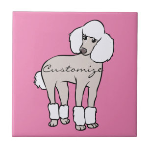 Standard Poodle Dog Thunder_Cove Tile