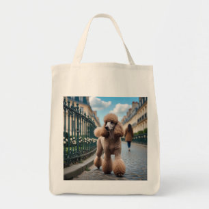 Standard Poodle Elegant Grocery Tote Bag
