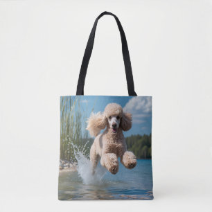 Standard Poodle Elegant Shoulder Tote Bag