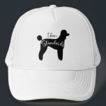 Standard Poodle I Have Standards Dog Silhouette Trucker Hat<br><div class="desc">Show off your love for the breed with this Standard Poodle hat. I Have Standards. Makes a cool gift for the Poodle purist.</div>