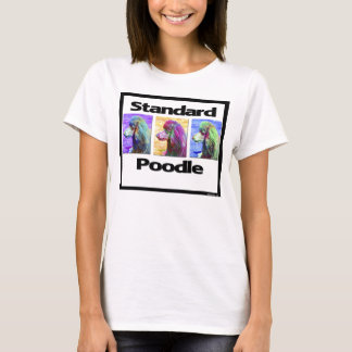 Standard Poodle Pop Art T-Shirt