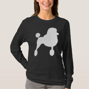 Standard Poodle Silhouette With Fancy Haircut T-Shirt