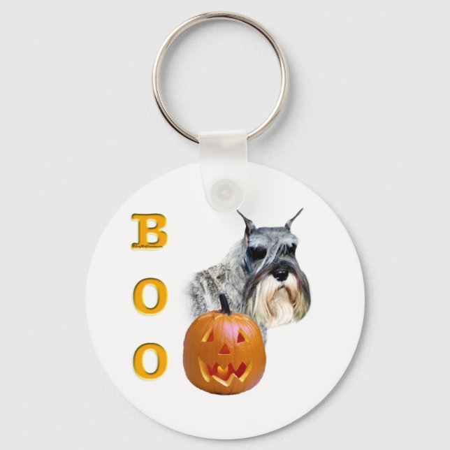 Standard Schnauzer Boo Key Ring (Front)