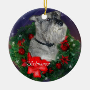Standard Schnauzer Christmas Gifts Ornament