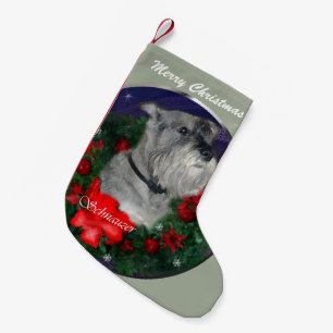 Standard Schnauzer Christmas Small Christmas Stocking