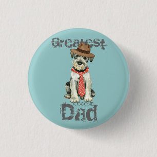Standard Schnauzer Dad 3 Cm Round Badge