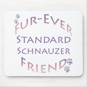 Standard Schnauzer Furever Friend Mouse Mat