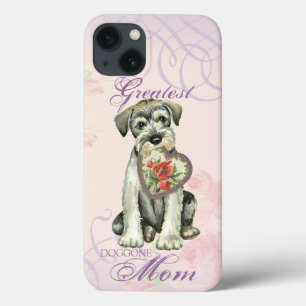 Standard Schnauzer Heart Mum iPhone 13 Case