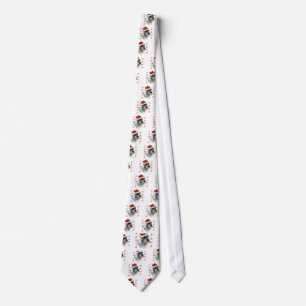Standard Schnauzer Santa Paws Tie