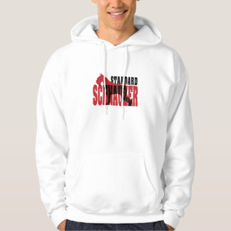 Standard Schnauzer silhouette Hoodie