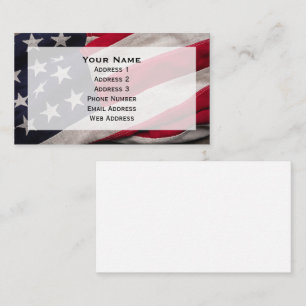 Standard Size Business Card, 3.5" x 2.0" Business Card