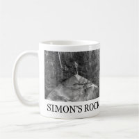 Standard size mug with Betty Hall on The Rock