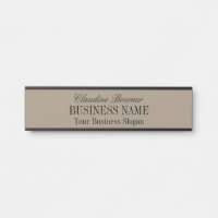 Standard Size Name Plate Crafter Artist Business