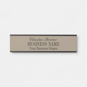 Standard Size Name Plate Crafter Artist Business