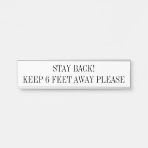 Standard Size Name Plate Crafter Artist Business