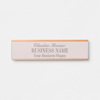 Standard Size Name Plate Crafter Artist Business
