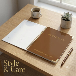 Standard Size NOTES & PLANS Stylish Planner