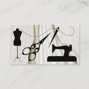 Standard Size Sewing / Fashion / Seamstress Business Card