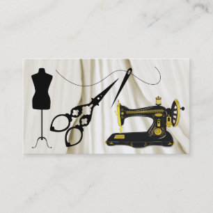 Standard Size Sewing / Fashion / Seamstress Business Card