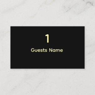 Standard Wedding Place Card Size