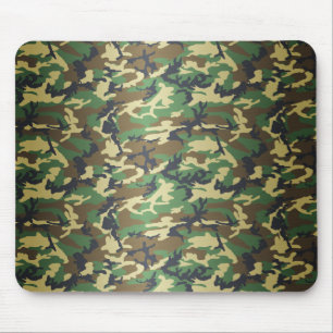 Standard Woodland Camo Mouse Mat