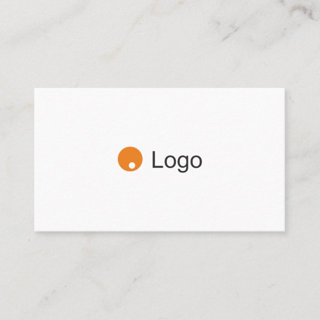 Standard Your Colour Corporate Business Card (Front)