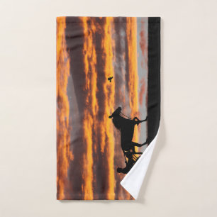 Standardbred Trotting Racehorse Hand Towel