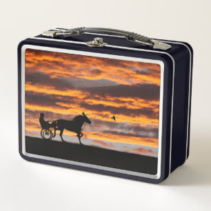 Standardbred Trotting Racehorse Lunch Box