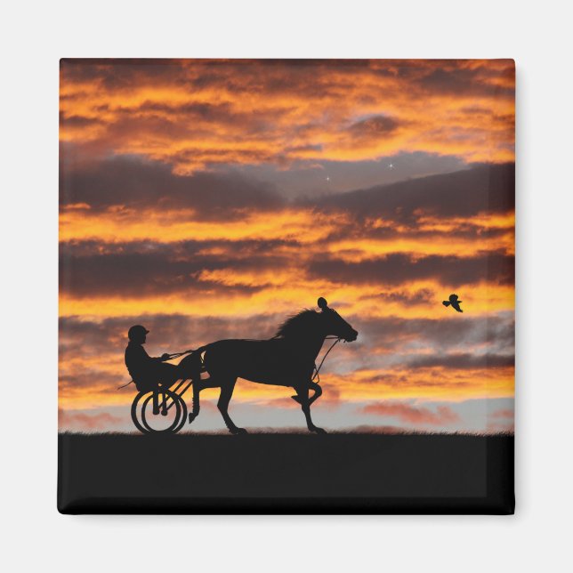 Standardbred, Trotting Racehorse Magnet (Front)