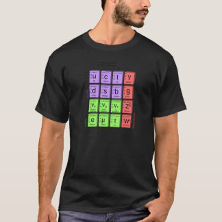 Standart model of elementary particles T-Shirt