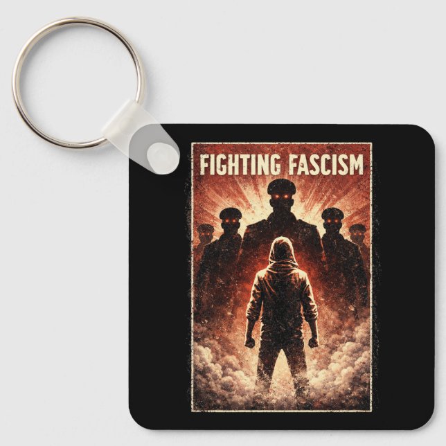 Standing Against the Dark Key Ring (Front)