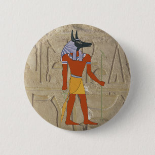 Standing Anubis Button