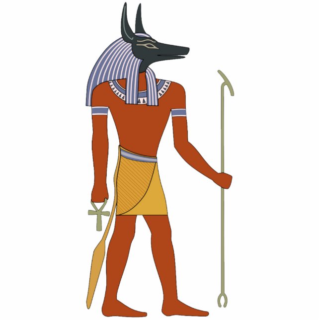 Standing Anubis Photo Sculpture (Front)