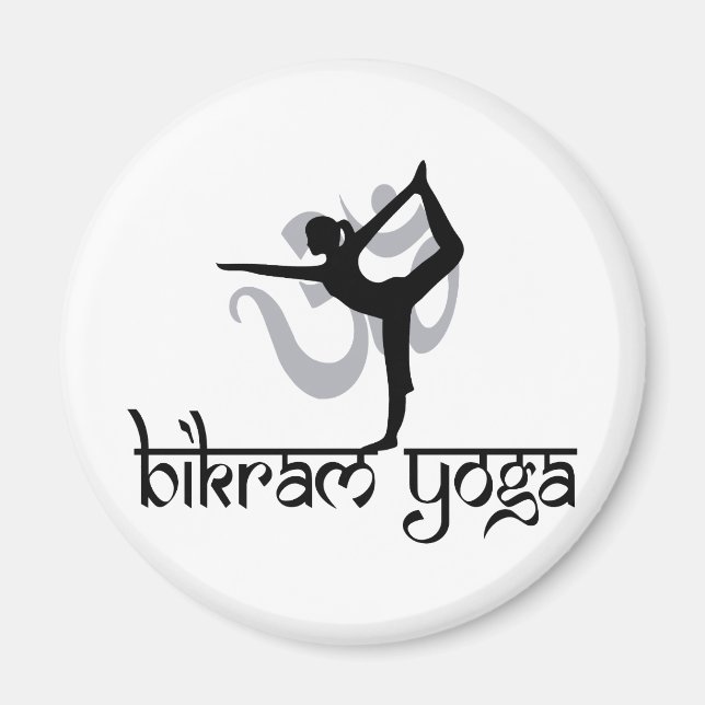Standing Bow Pulling Pose Bikram Yoga Magnet (Front)