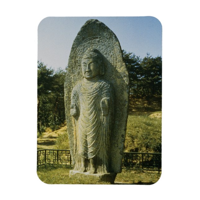 Standing Buddha at Ch'olch'on-ni, Naju, 10th centu Magnet (Vertical)