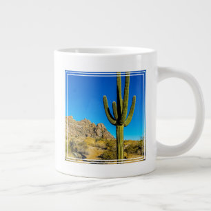 Standing Cactus Large Coffee Mug