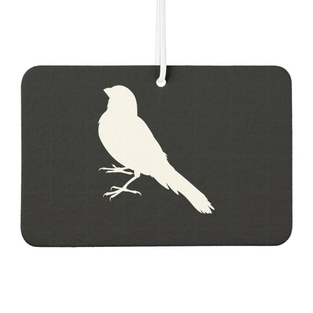 Standing Canary Bird Car Air Freshener (Front)