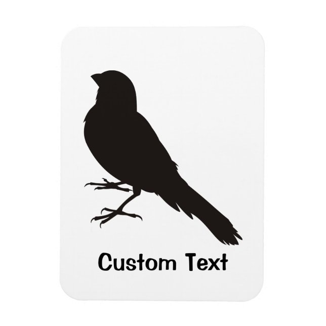 Standing Canary Bird Magnet (Vertical)