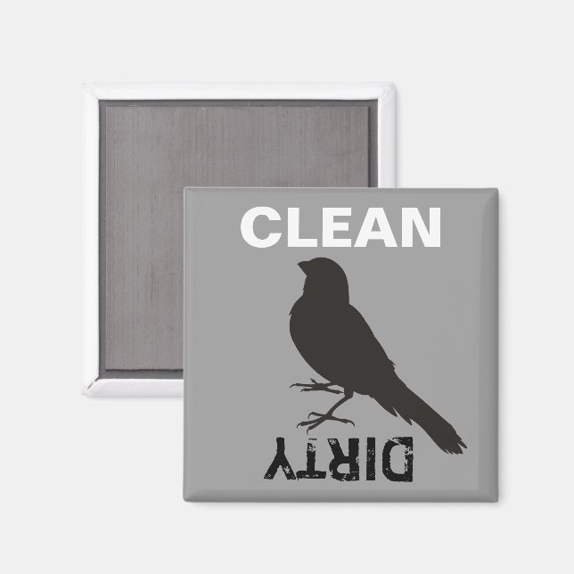 Standing Canary Bird Magnet (Front/Back)