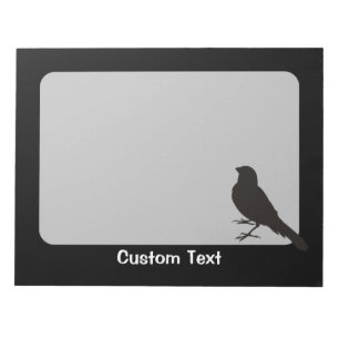 Standing Canary Bird Notepad