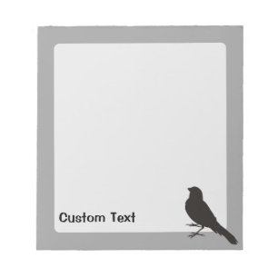 Standing Canary Bird Notepad