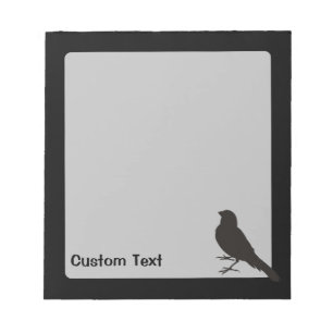 Standing Canary Bird Notepad