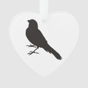 Standing Canary Bird Ornament