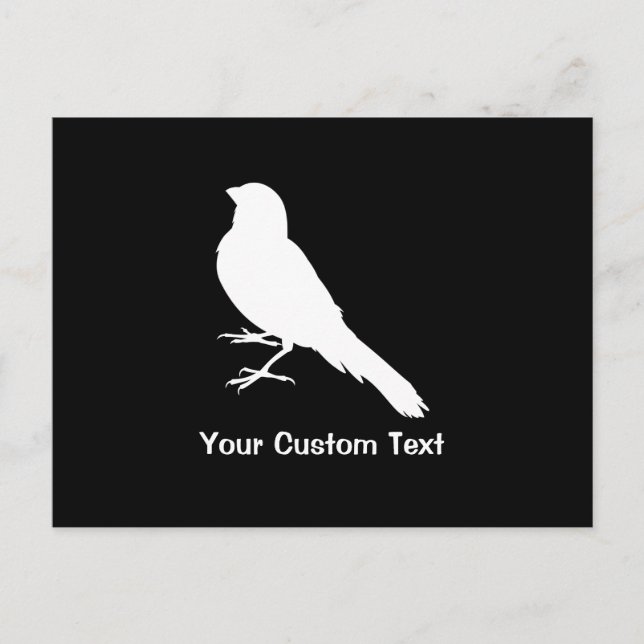 Standing Canary Bird Postcard (Front)