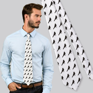 Standing Canary Bird Tie