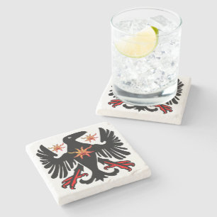 Standing Crow Stone Coaster