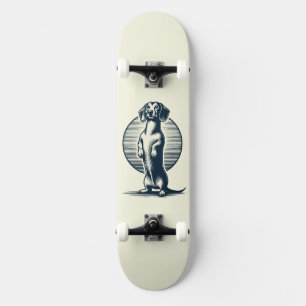 Standing Dachshund Skateboard