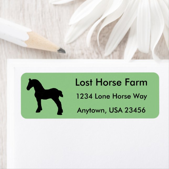 Standing Draught Horse Silhouette (Insitu)